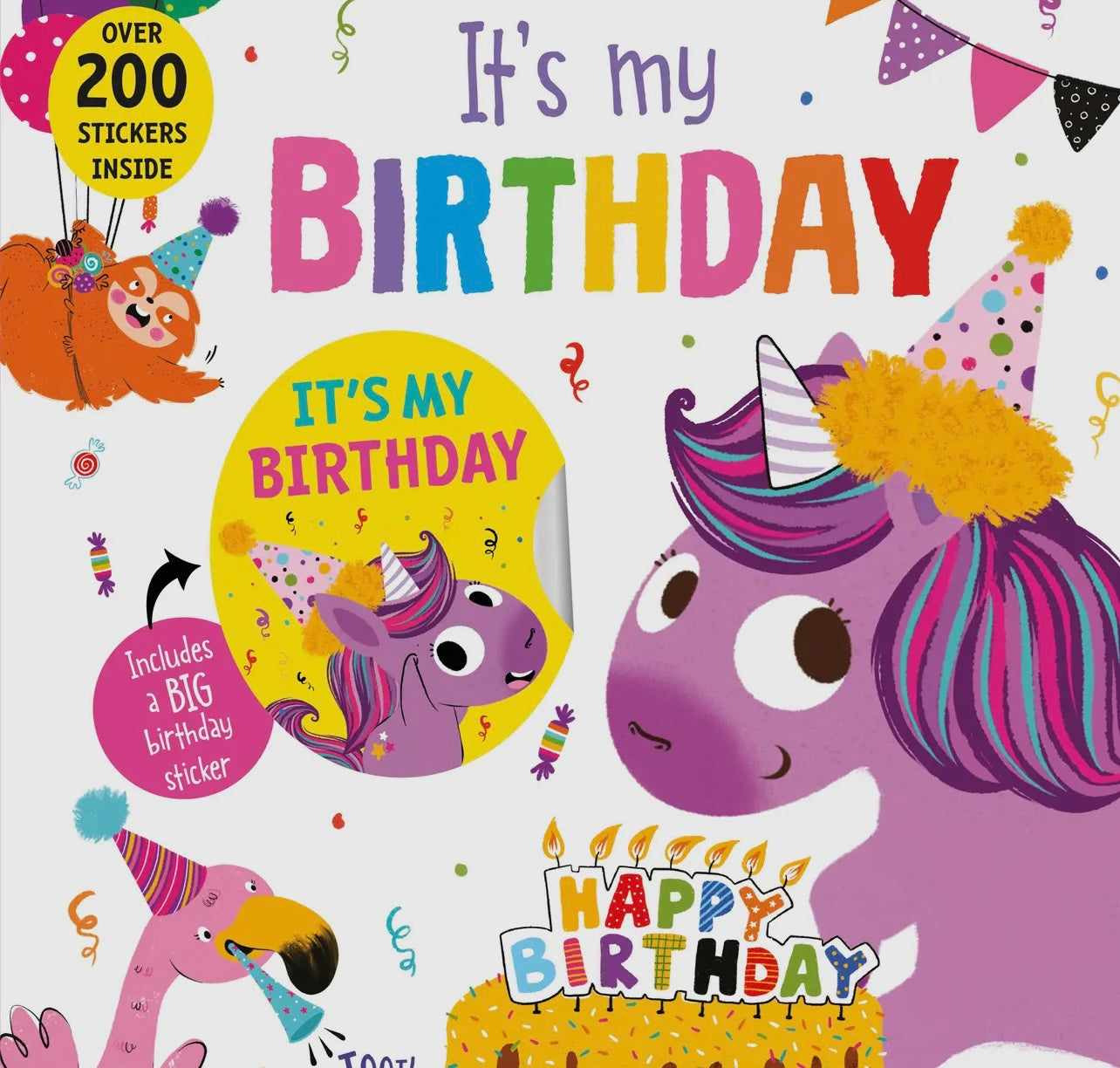 Unicorn Birthday Book