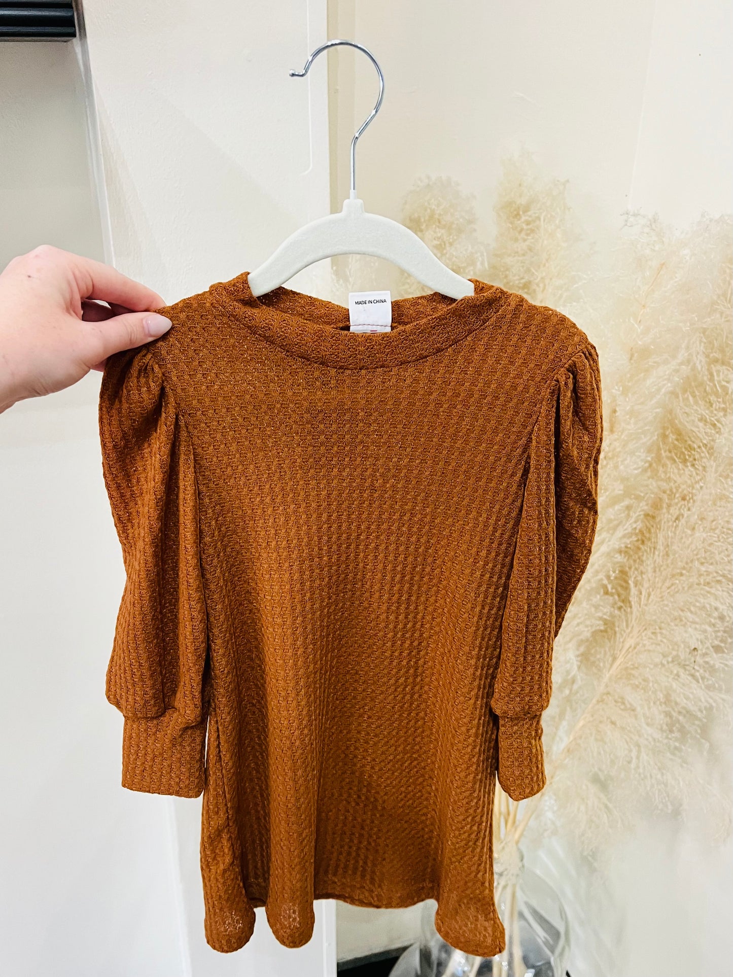 Rust Sweater Dress