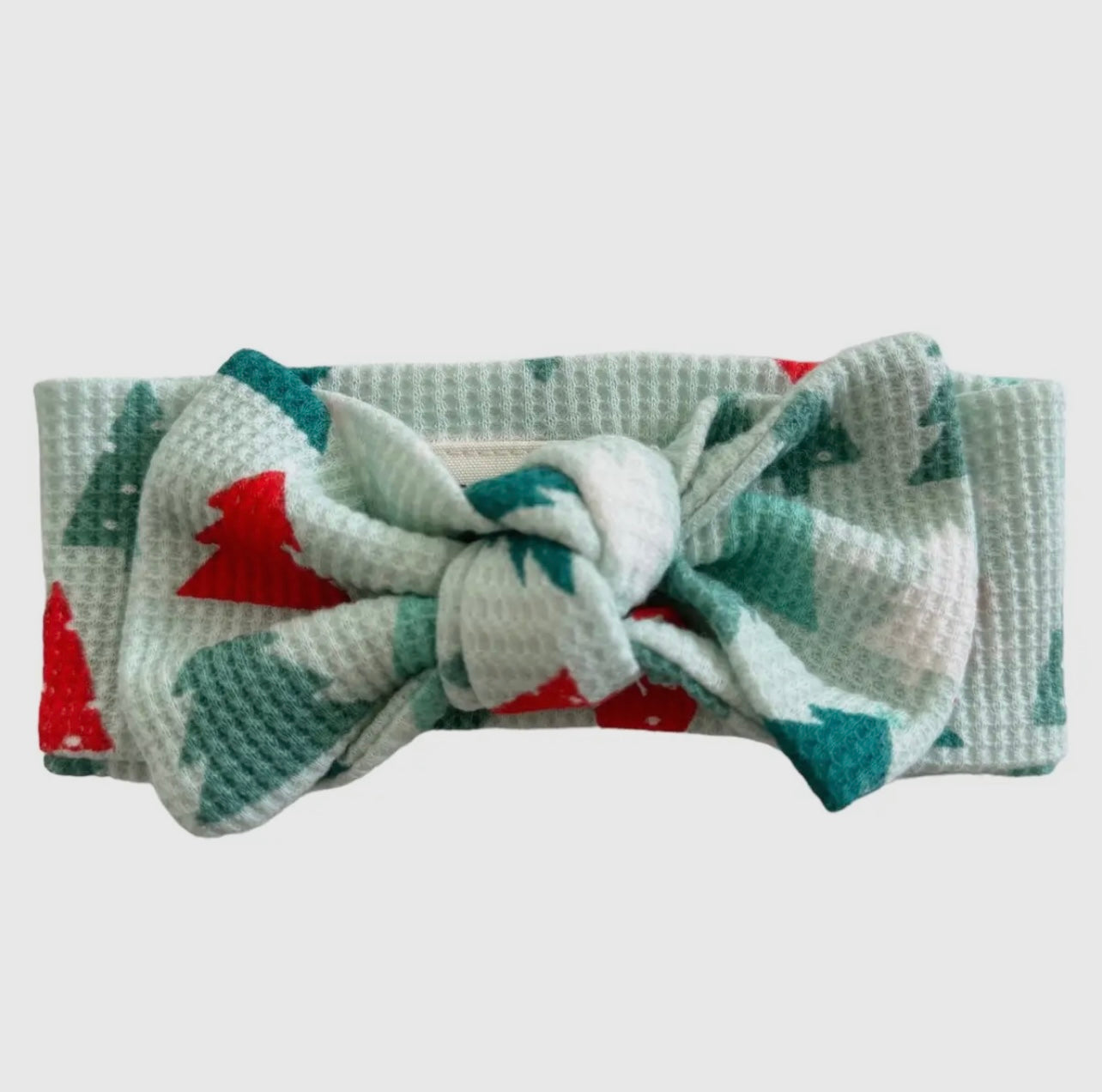 Waffle Knit Bow