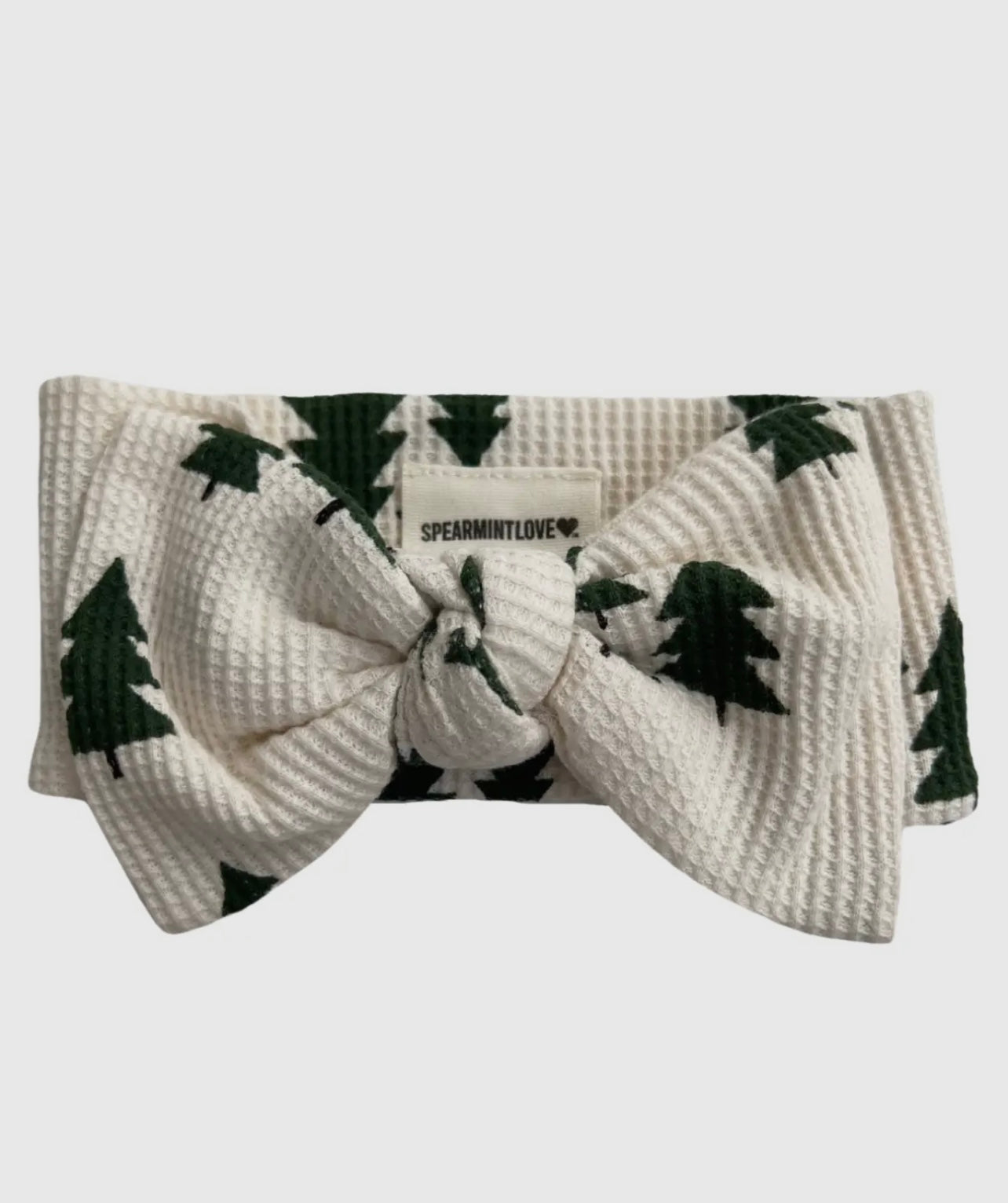 Waffle Knit Bow