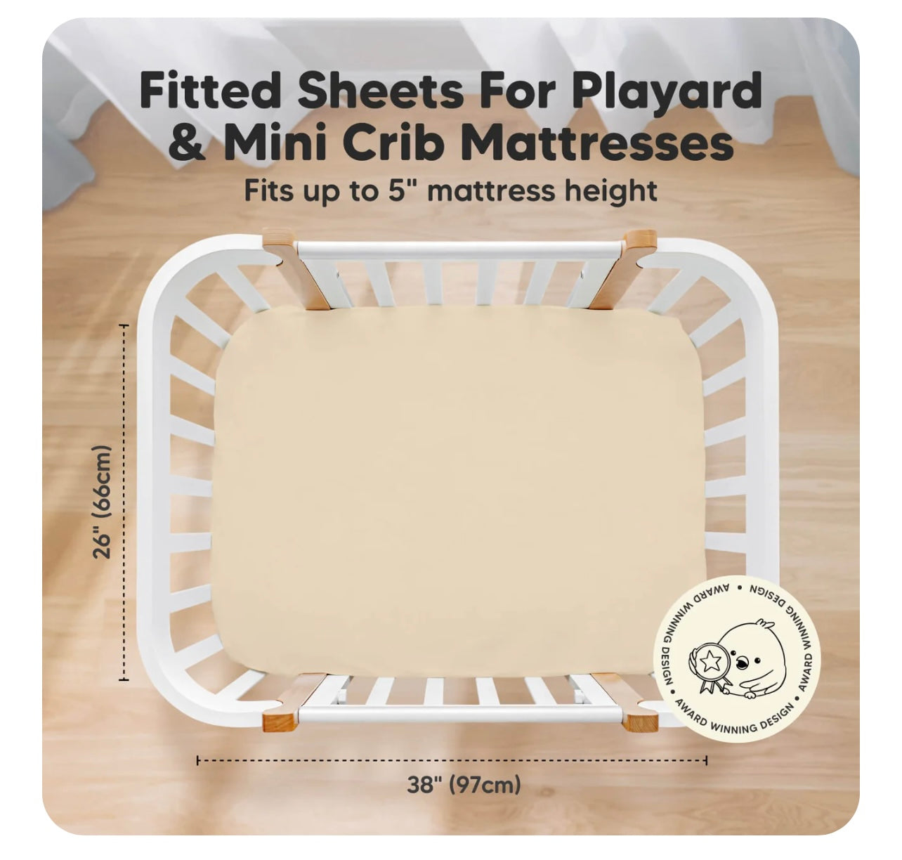 Bamboo Mini Crib Sheets