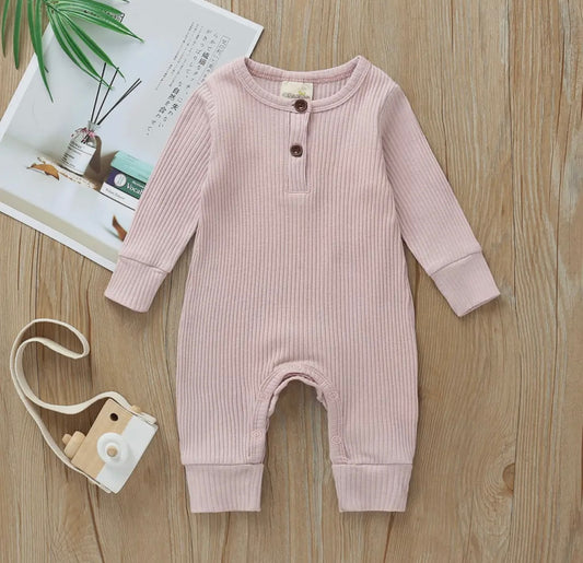 Pink Cotton Jumpsuit